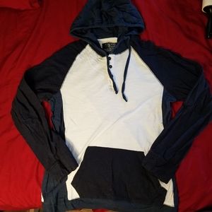 NWOT Broken Threads Long Sleeve Tee w/ hood